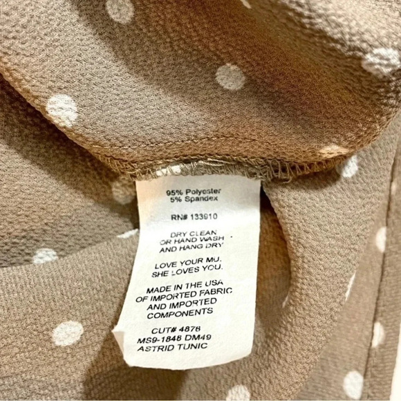 Show Me Your Mumu Astrid Dot Print Tunic Blouse - Picture 4 of 5
